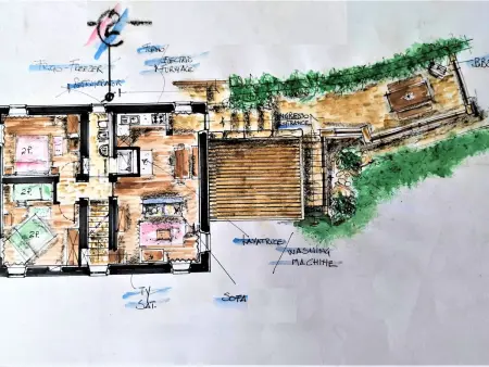 Charmantes Bauernhaus in Penna San Giovanni, Maison 10 personnes à Cessapalombo - Photo 38