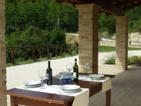 Villa in Le Marche mit atemberaubender Aussicht, Maison 8 personnes à Montelparo - Photo 9