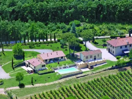 Wohnung La Spiga mit Garten und Terrasse, Appartement 6 personnes à Castelfalfi - Photo 1