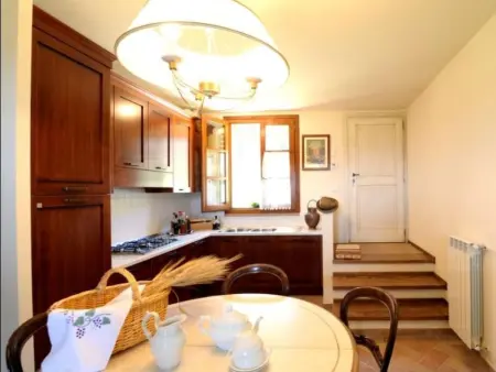 Wohnung La Spiga mit Garten und Terrasse, Appartement 6 personnes à Castelfalfi - Photo 4