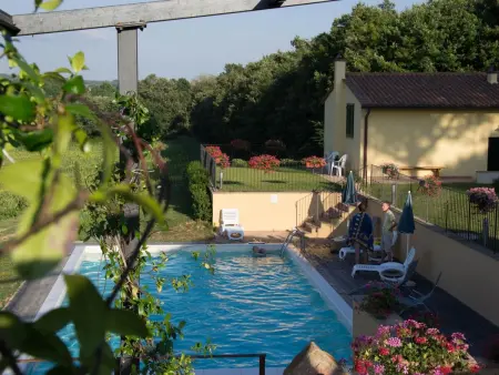 Lo Strettoio Wohnung mit Gemeinschaftspool, Appartement 5 personnes à Castelfalfi - Photo 2