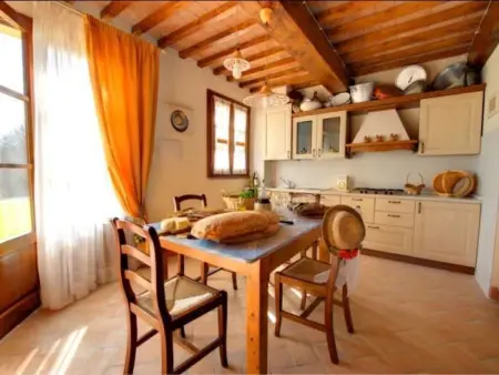 Lo Strettoio Wohnung mit Gemeinschaftspool, Appartement 5 personnes à Castelfalfi - Photo 3