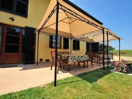Lo Strettoio Wohnung mit Gemeinschaftspool, Appartement 5 personnes à Castelfalfi - Photo 11