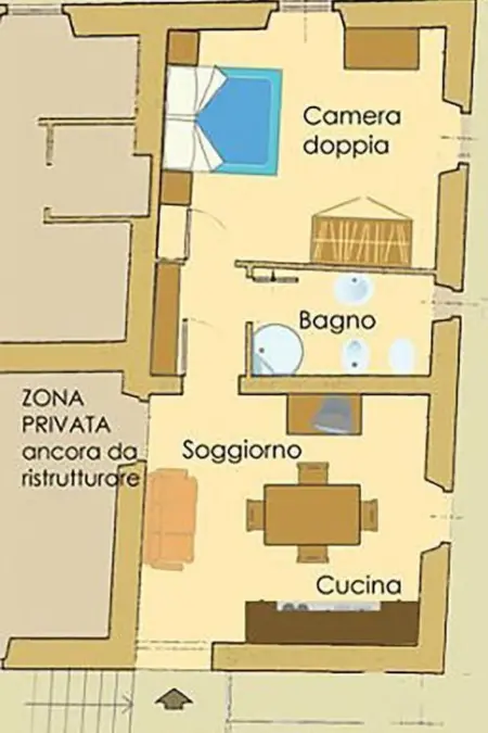Kleines Appartement, Appartement 2 personnes à Anghiari - Photo 7