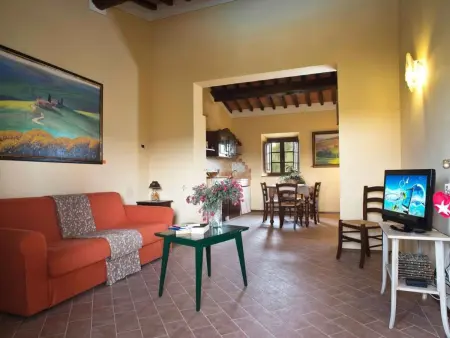 Alchenigi' Wohnung mit Schwimmbad, Appartement 4 personnes à Volterra - Photo 2
