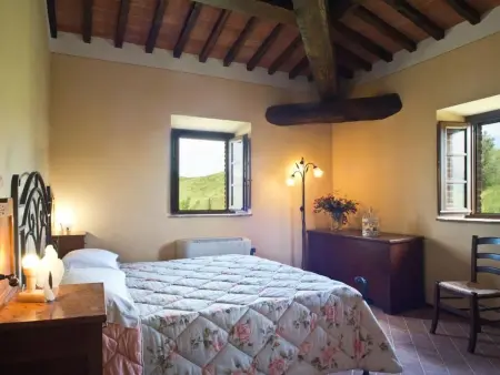 Alchenigi' Wohnung mit Schwimmbad, Appartement 4 personnes à Volterra - Photo 4