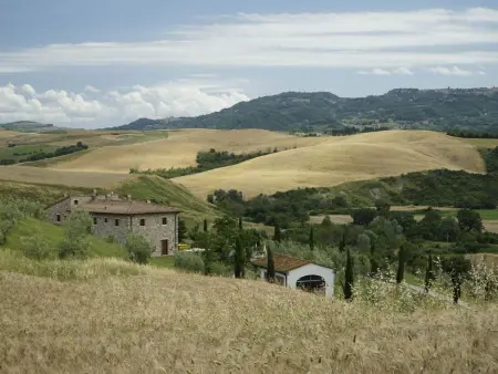 Efeu -Wohnung mit Gemeinschaftspool, Appartement 3 personnes à Volterra - Photo 15