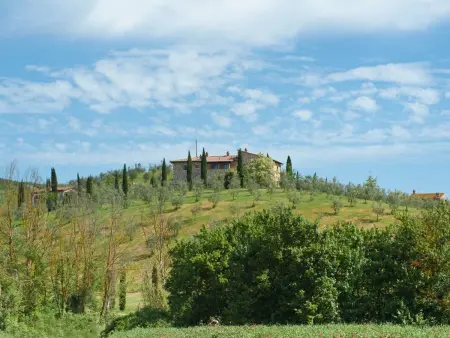 Efeu -Wohnung mit Gemeinschaftspool, Appartement 3 personnes à Volterra - Photo 17