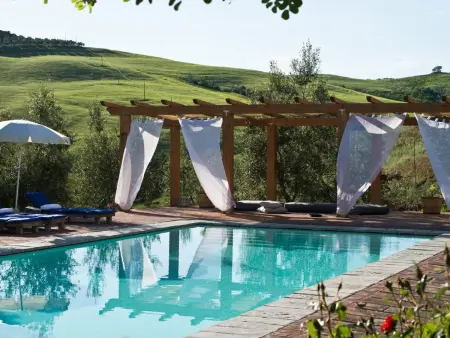 Efeu -Wohnung mit Gemeinschaftspool, Appartement 3 personnes à Volterra - Photo 21