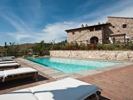 Efeu -Wohnung mit Gemeinschaftspool, Appartement 3 personnes à Volterra - Photo 24