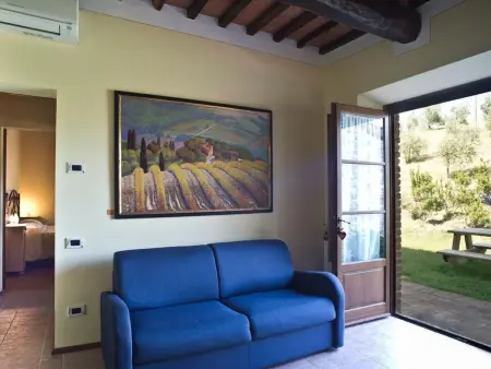 Narciso' Wohnung mit Gemeinschaftspool, Appartement 4 personnes à Volterra - Photo 2