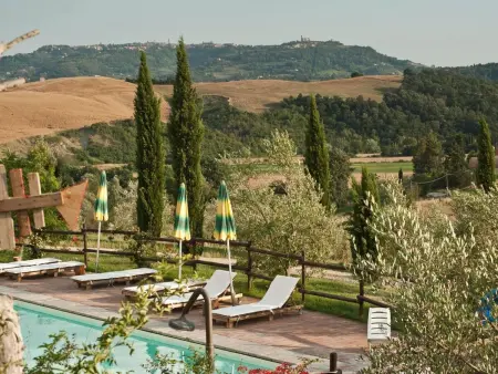 Narciso' Wohnung mit Gemeinschaftspool, Appartement 4 personnes à Volterra - Photo 9