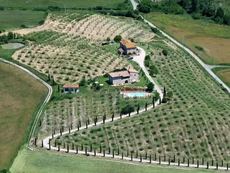 Narciso' Wohnung mit Gemeinschaftspool, Appartement 4 personnes à Volterra - Photo 16