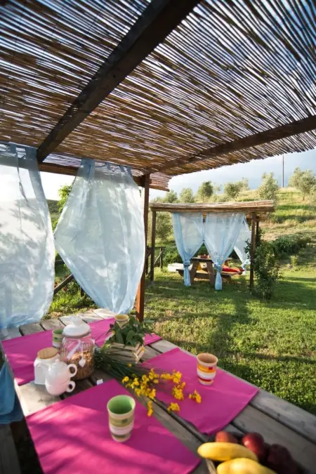 Biancospino' Wohnung mit Schwimmbad, Appartement 4 personnes à Volterra - Photo 7