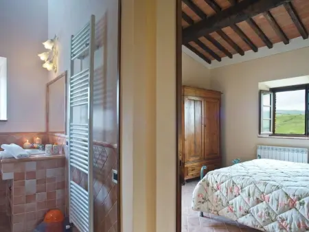 Biancospino' Wohnung mit Schwimmbad, Appartement 4 personnes à Volterra - Photo 12