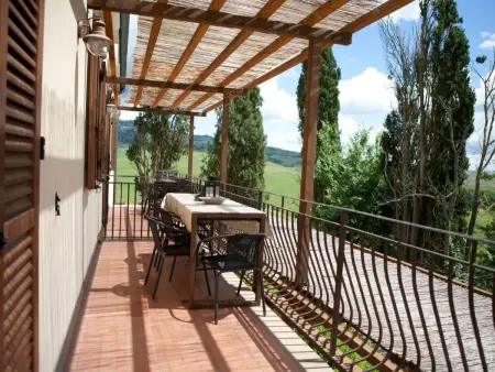 Wohnung  Villa Famiglia  mit Pool, Appartement 6 personnes à Volterra - Photo 2
