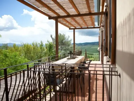 Wohnung  Villa Famiglia  mit Pool, Appartement 6 personnes à Volterra - Photo 3