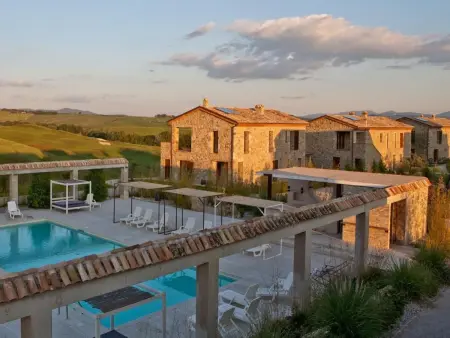 Wohnung  Villa Famiglia  mit Pool, Appartement 6 personnes à Volterra - Photo 29