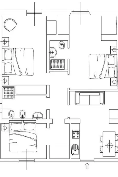 Santinovo Getreidespeicher Ferienwohnung, Appartement 6 personnes à Colle Val d'Elsa - Photo 17