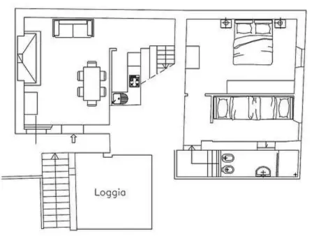 Santinovo torrino' Wohnung, Appartement 2 personnes à Colle Val d'Elsa - Photo 14