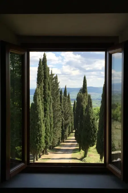 für sieben Personen mit tollem Blick auf die Hügel des Chianti - Photo 13