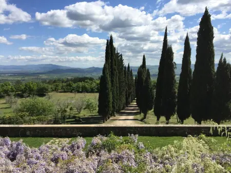 für sieben Personen mit tollem Blick auf die Hügel des Chianti - Photo 21