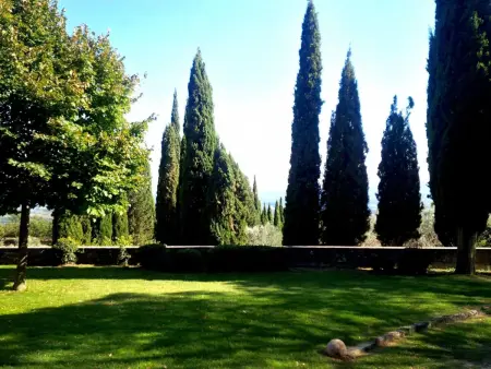 für sieben Personen mit tollem Blick auf die Hügel des Chianti - Photo 23