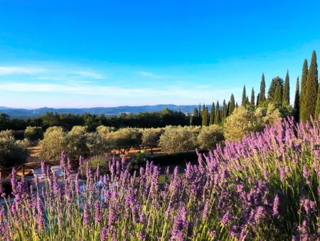 für sieben Personen mit tollem Blick auf die Hügel des Chianti - Photo 37