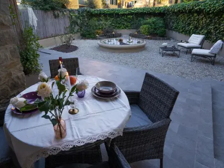 Garten' Ferienwohnung mit privatem Garten, Appartement 4 personnes à Florence - Photo 31