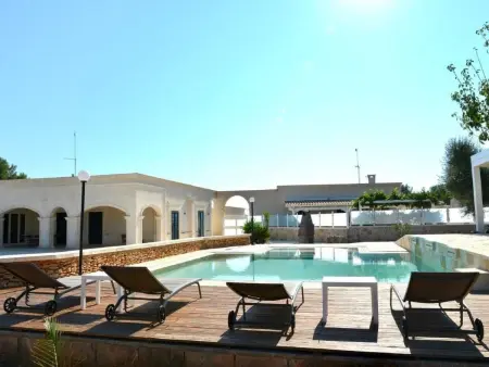 Villa mit privatem Pool, Maison 6 personnes à Manduria - Photo 4