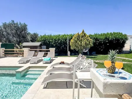 Trullo für Ferien in Apulien, Maison 5 personnes à San Michele Salentino - Photo 5