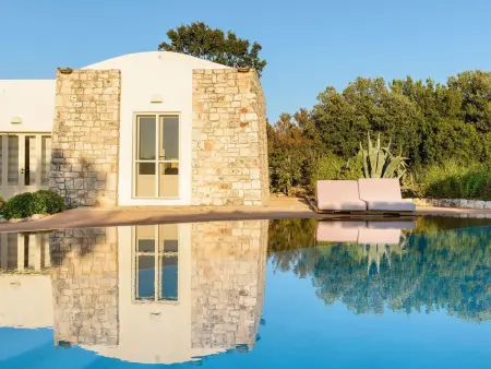 in Ostuni mit Privatem Pool, Maison 6 personnes à Ostuni - Photo 12