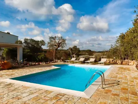 Casa Blu, alte Villa mit privatem Pool und Spa, Maison 10 personnes à Ostuni - Photo 18