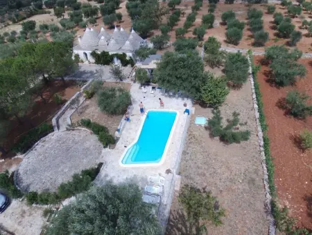 11 Trulli in Martina Franca mit privatem Pool, Maison 4 personnes à Martina Franca - Photo 28