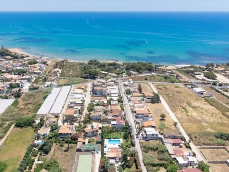 Nereide, Luxusvilla mit Pool am Meer, Maison 6 personnes à Marina di Ragusa - Photo 1