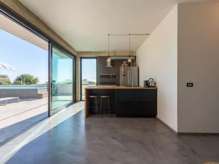 Demetra, moderne Villa mit Pool und Meerblick, Maison 8 personnes à Marina di Ragusa - Photo 6