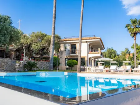 Villa Finù - Panoramavilla mit Pool, Maison 12 personnes à Letojanni - Photo 4