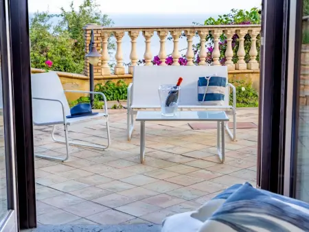 Villa Finù - Panoramavilla mit Pool, Maison 12 personnes à Letojanni - Photo 32