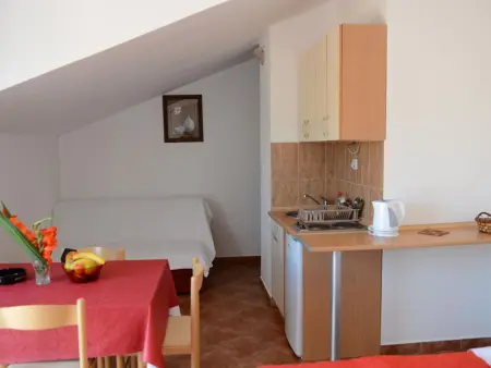Studioapartment Lazarevic mit Balkon, Appartement 4 personnes à Bigova - Photo 22