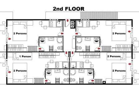 Studio-Apartment mit Balkon, Appartement 2 personnes à Tivat - Photo 8