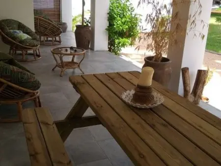 in Roches Noires mit Großem Garten, Maison 4 personnes à Cap Malheureux - Photo 8