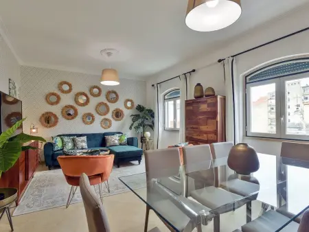Zentrale Wohnung in Lissabon, Appartement 9 personnes à Lisbonne - Photo 3