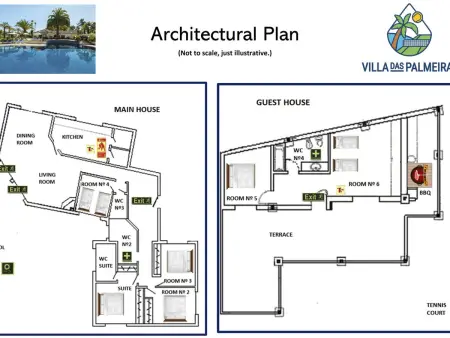 Villa das Palmeiras mit großem Schwimmbad, Maison 4 personnes à Seixal - Photo 37
