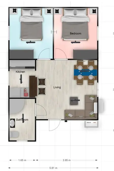 mit Terrasse und Gemeinschaftspool, Maison 3 personnes à Lagos - Photo 15