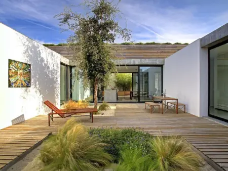 Exklusive Design-Villa in den Dünen, Pool auf dem Dach - Photo 1