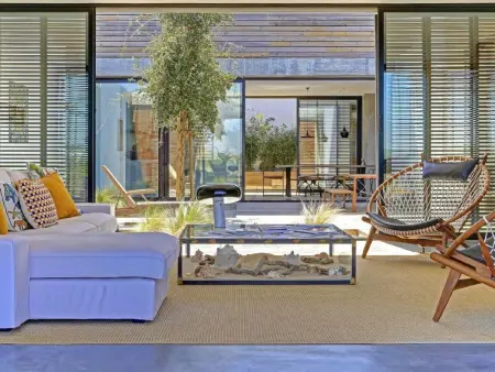 Exklusive Design-Villa in den Dünen, Pool auf dem Dach - Photo 5