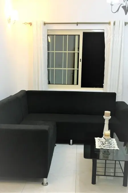 Horizon, klimatisierte Ferienwohnung mit Balkon, Appartement 4 personnes à Beau Vallon - Photo 8