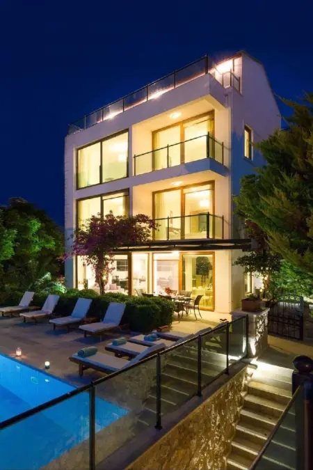 Luxuriöse Villa mit atemberaubendem Meerblick, Maison 8 personnes à Kalkan - Photo 30