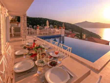 Luxuriöse Natursteinvilla  Ketchy, Maison 14 personnes à Kalkan - Photo 8