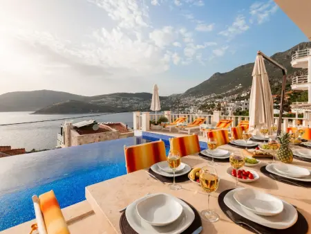 Luxuriöse Natursteinvilla  Ketchy, Maison 14 personnes à Kalkan - Photo 10